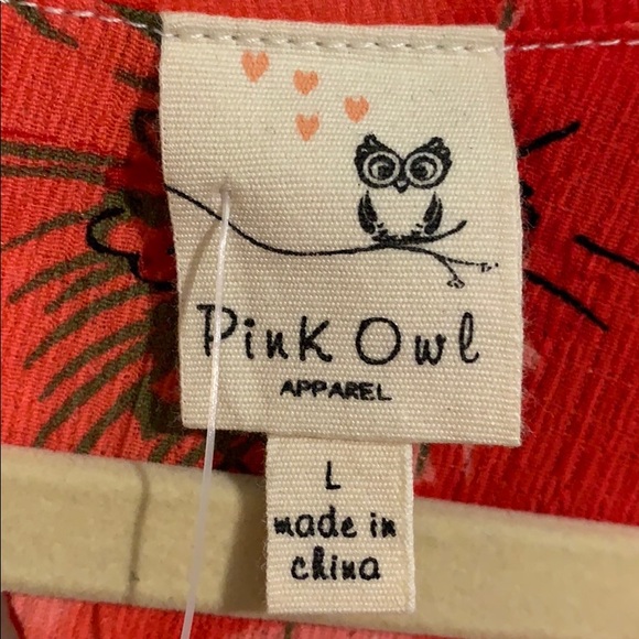 🌺Pink Owl Floral Dress - NWT🌺 - Picture 4 of 7